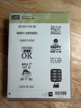 Stampin' Up! Birthday Sale-A-Bration Designer Tee Stamp Set